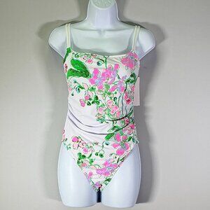 Lilly Pulitzer Napili Women's Size 4 Orchids on Avenue One-Piece Swimsuit NWT
